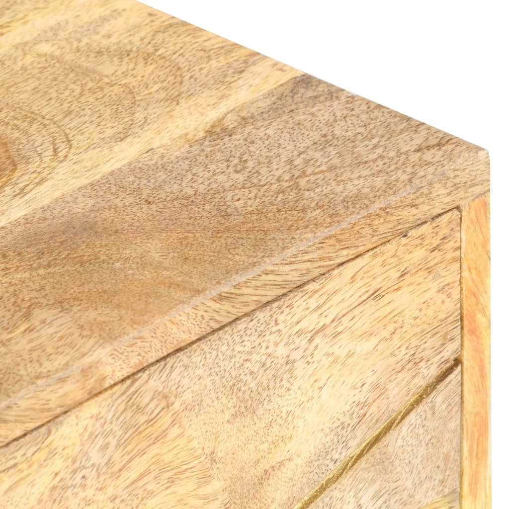 Nachttisch 40x30x50 cm Massivholz Mango