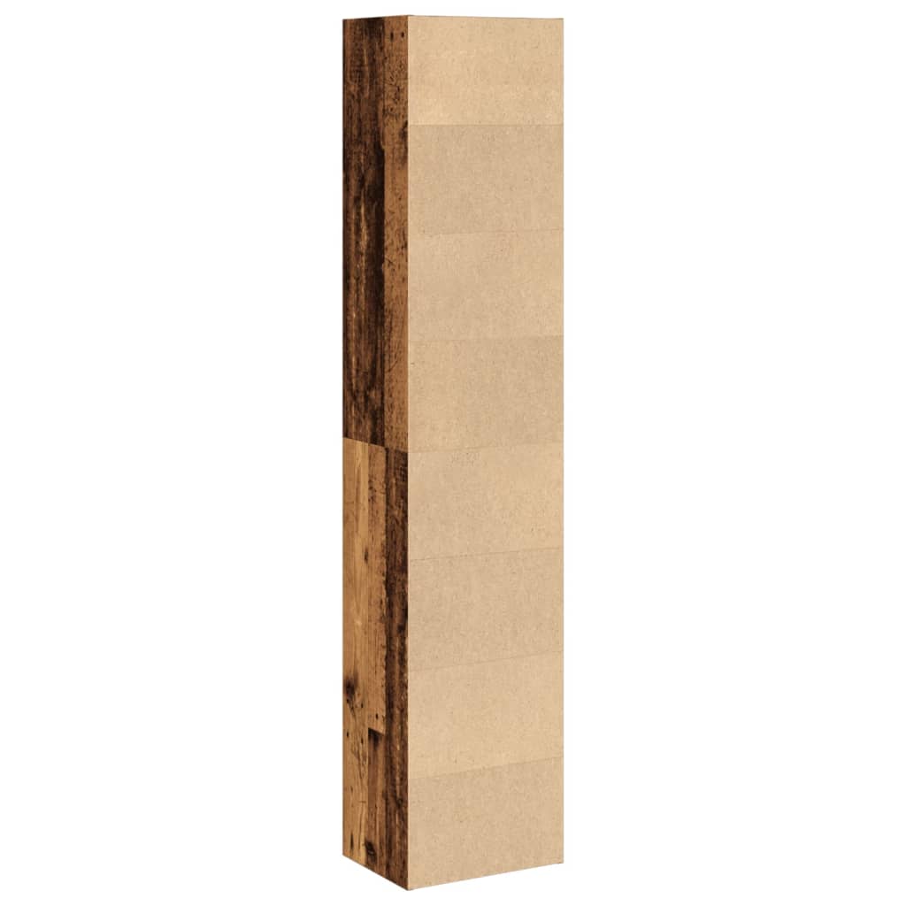 Bücherregal Weiß 80x30x189 cm Holzwerkstoff