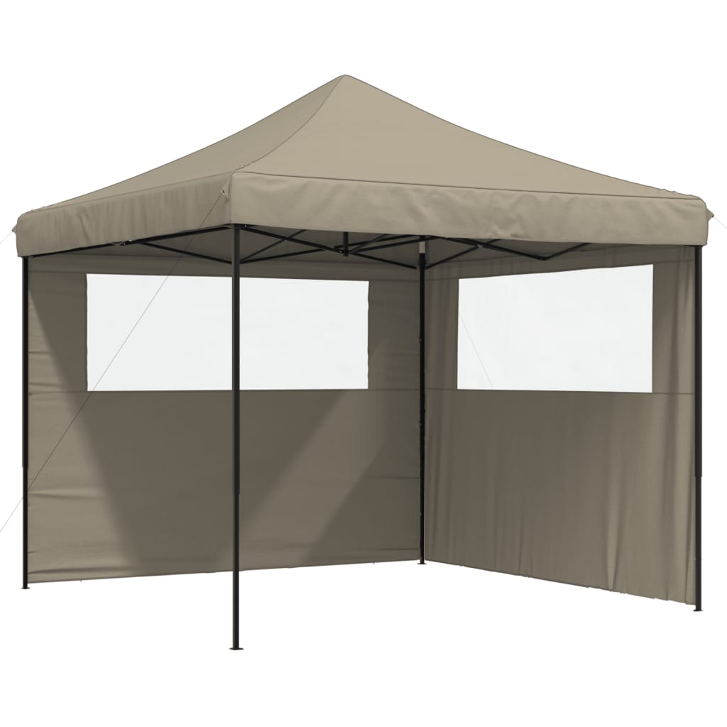 Partyzelt Faltbar Pop-Up Schwarz 292x292x315 cm