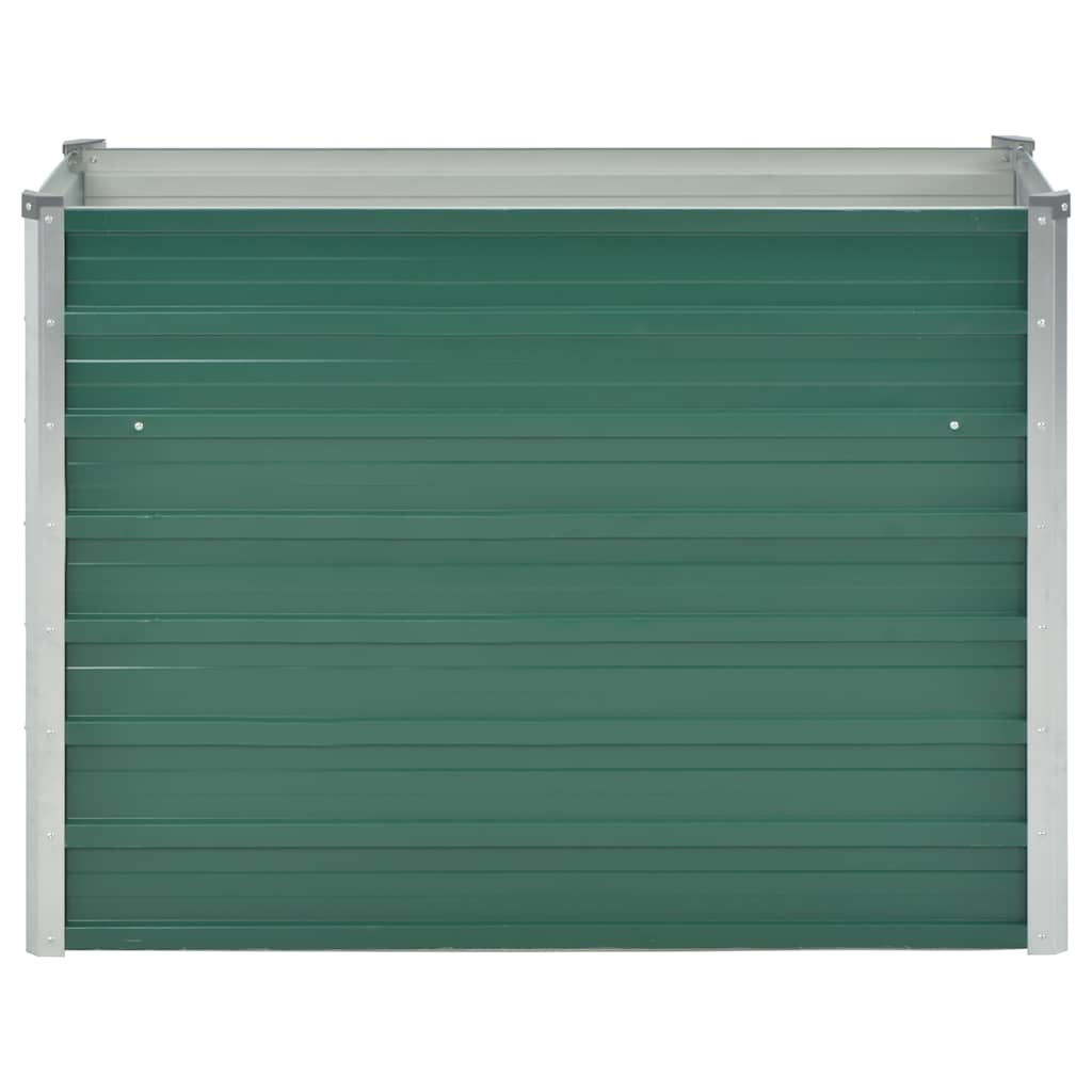 Garten-Hochbeet Verzinkter Stahl 240x80x77 cm Grün