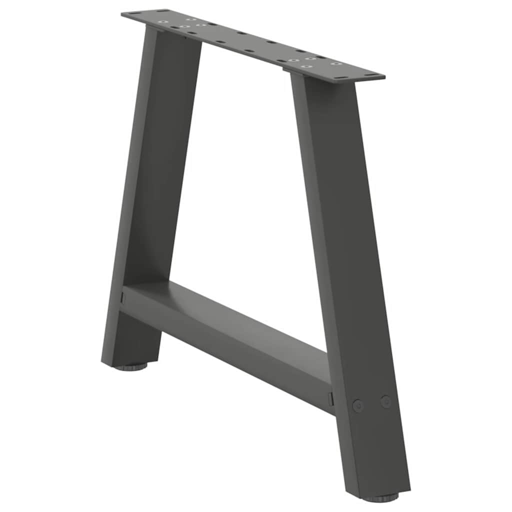Couchtischbeine A-Form 2 Stk. 30x(30-31) cm Stahl