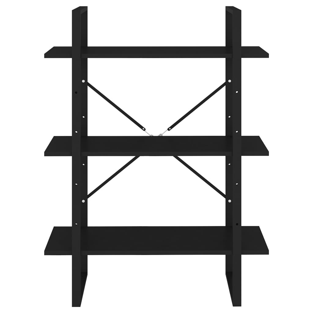Bücherregal Weiß 80x30x105 cm Holzwerkstoff