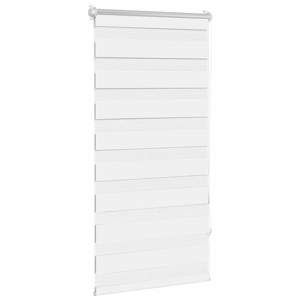 Zebra-Rollo 40,9 x 100 cm, Stoffbreite 36,7 cm, Weiß
