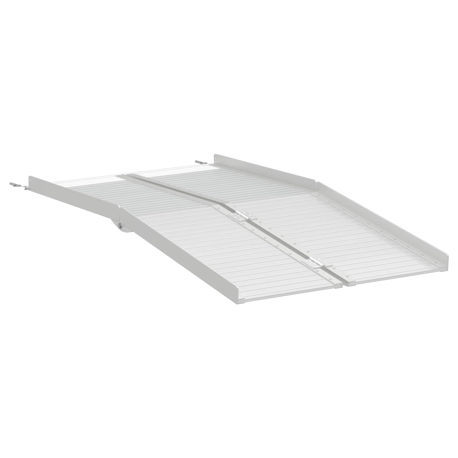 Rampe für Rollstühle 270 kg Silber 62 x 73 x 5 cm Aluminium