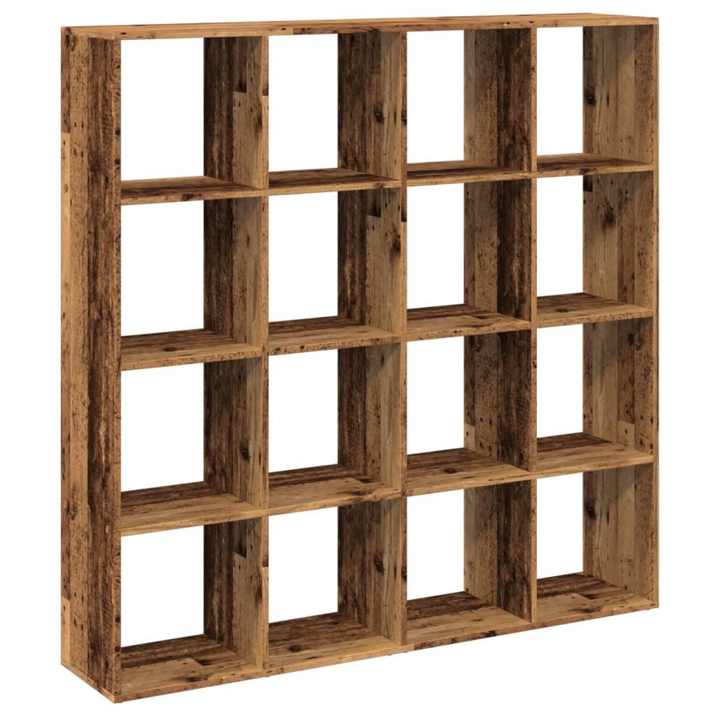 Bücherregal Weiß 137,5x29x137,5 cm Holzwerkstoff