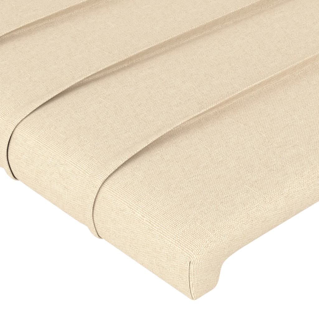 Kopfteil Hellgrau 80x5x118/128 cm Stoff