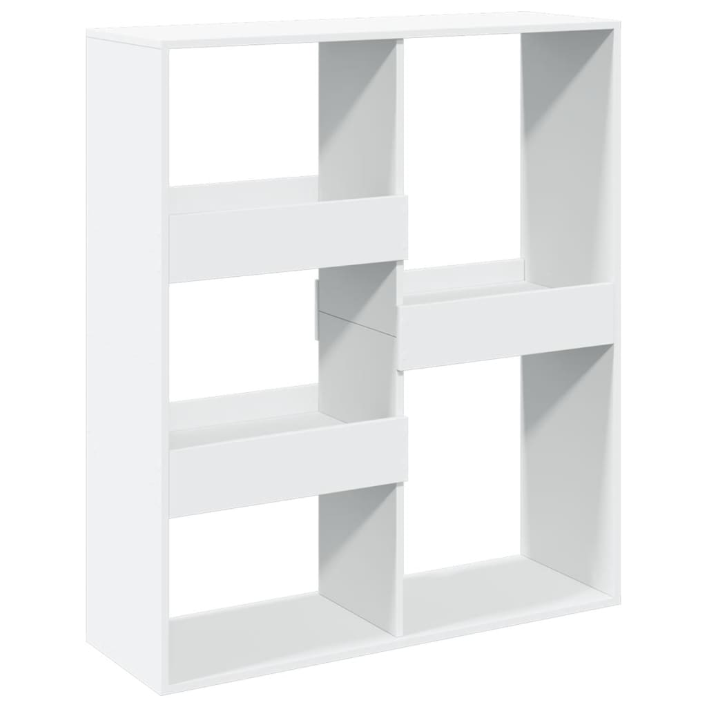 Bücherregal Weiß 100x33x135 cm Holzwerkstoff