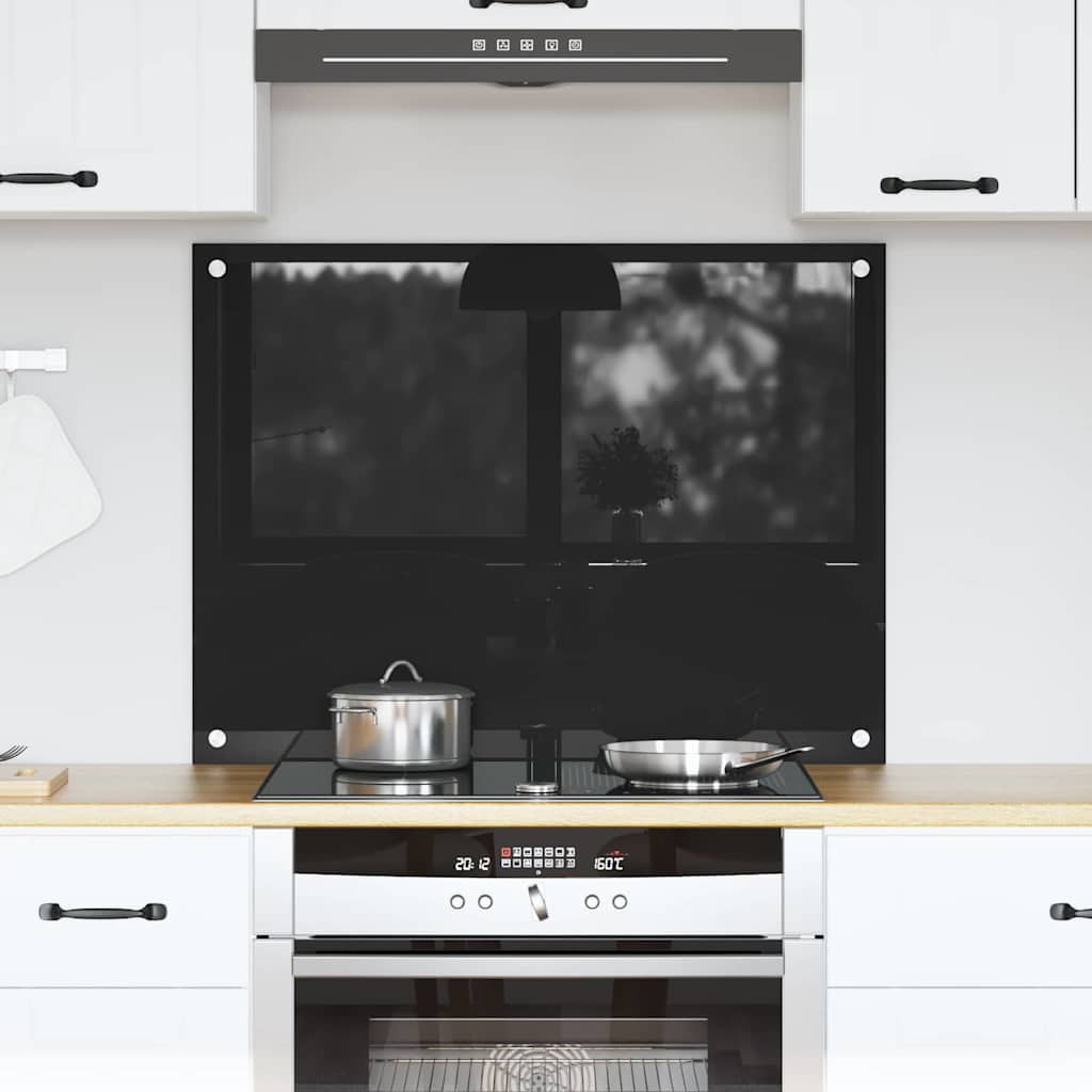 Küchenrückwand 2 pcs Weiß 70 x 40 cm Gehärtetes Glas