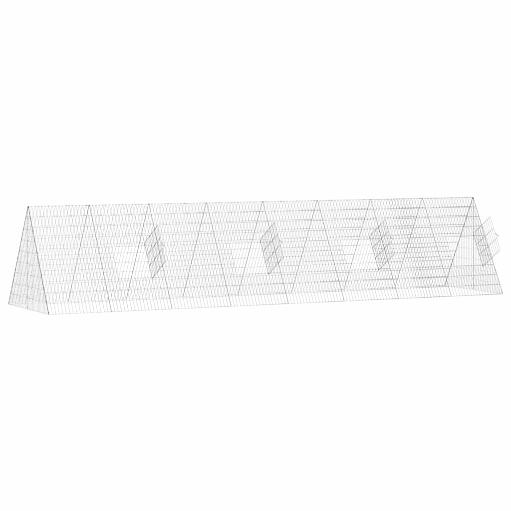 Hasenkäfig Silber 110 x 100 x 85 cm Verzinkter Stahl
