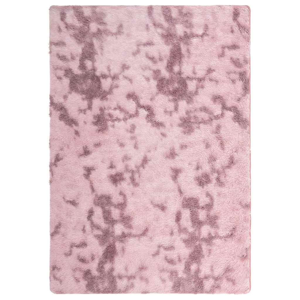 Teppich Shaggy Hochflor NAVARRA Beige 60x100 cm Polyester