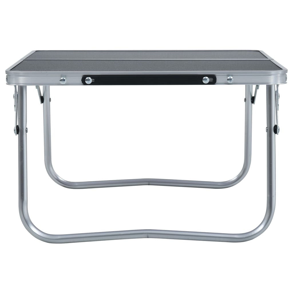Klappbarer Campingtisch Weiß Aluminium 60 x 40 cm