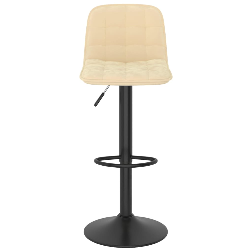 Barhocker 2 Stk. Hellgrün Samt
