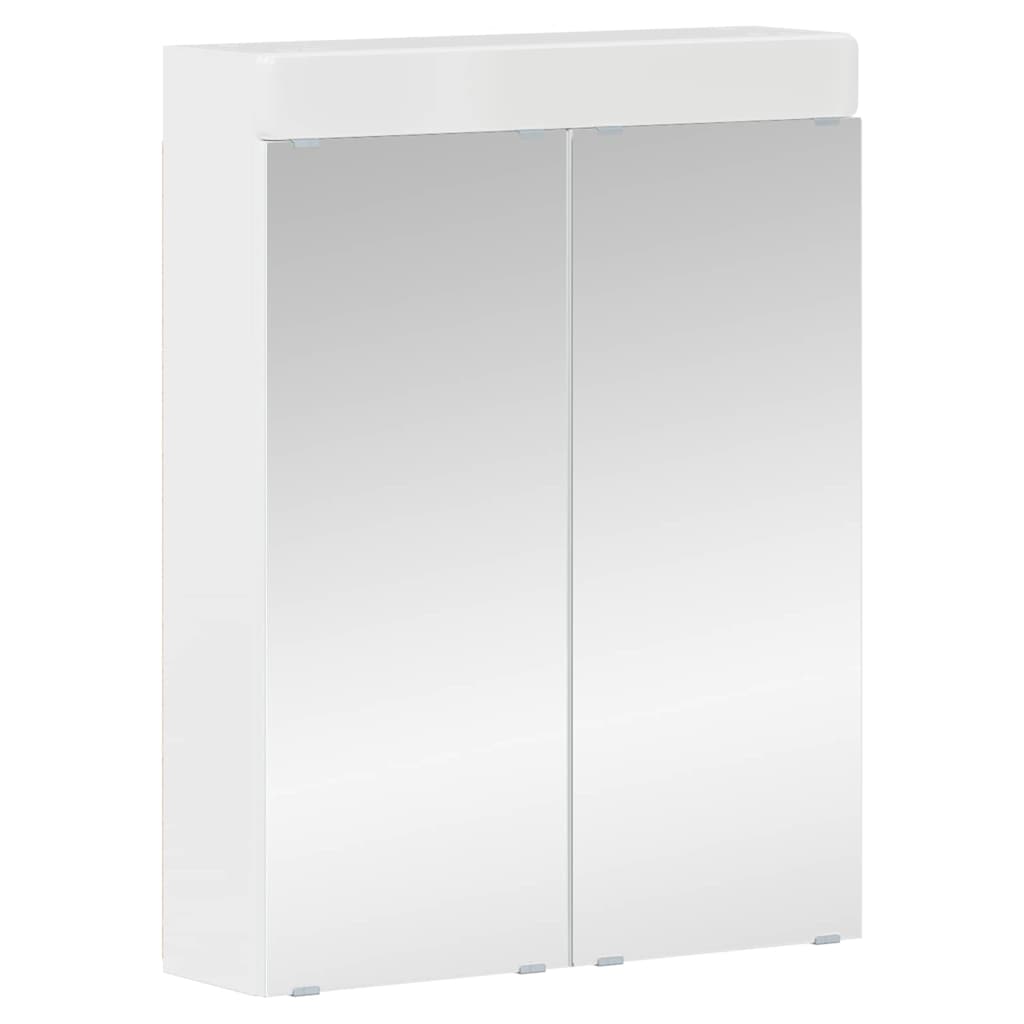 Badezimmermöbel-Set TULUM 2 pcs Weiß 60 x 34 x 63 cm