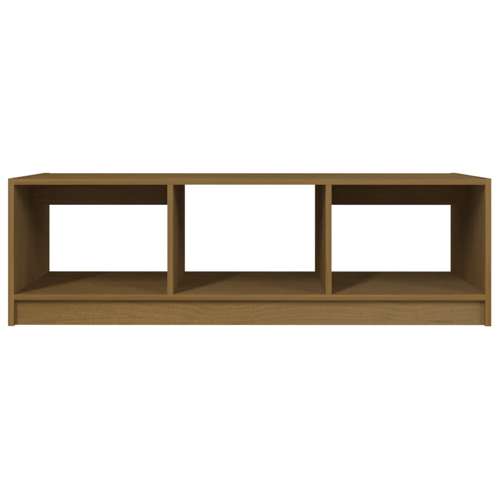 Couchtisch 110x50x34 cm Massivholz Kiefer