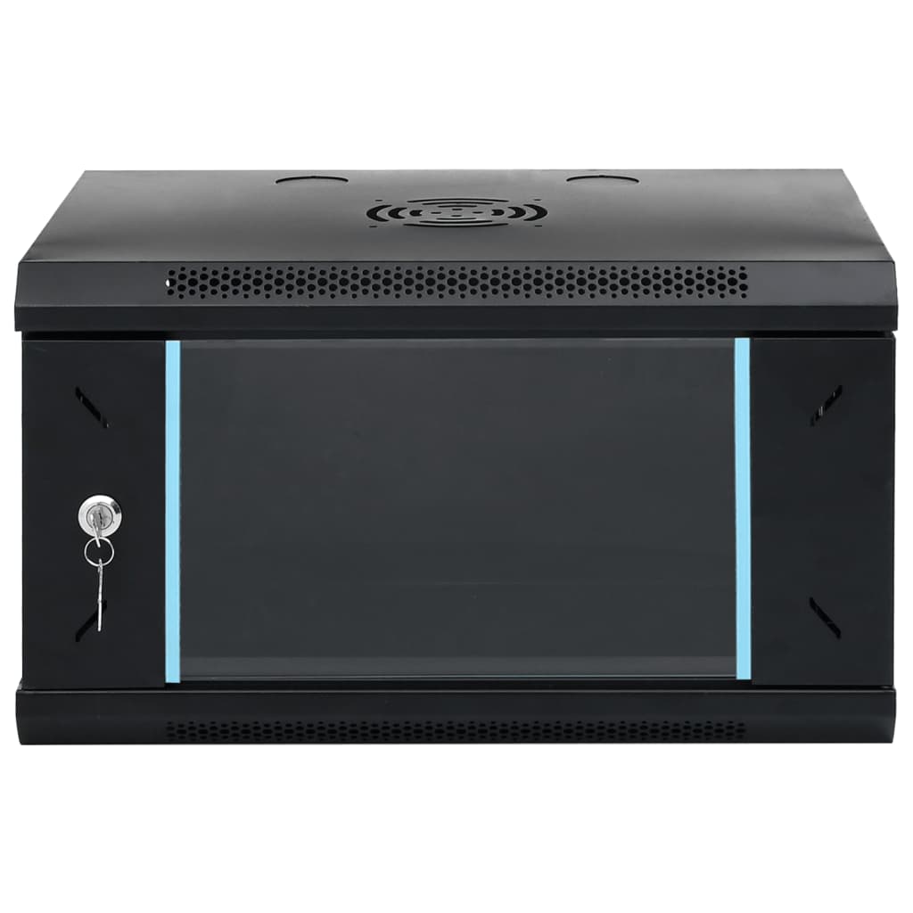 Netzwerkschrank mit Speicher Grau 60 x 45 x 28 cm Stahl