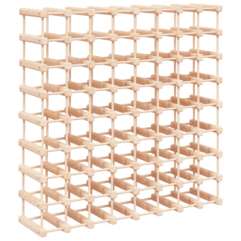 Weinregal für 20 Flaschen 46,5x23x46,5 cm Massivholz Kiefer