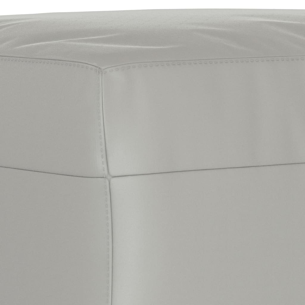 Fußhocker Taupe 60x50x41 cm Mikrofasergewebe