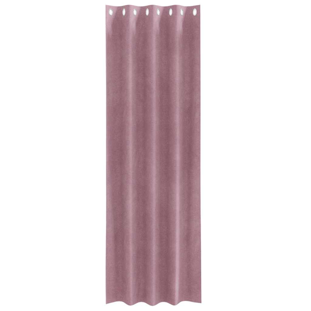 Verdunkelungsvorhänge 2 pcs Schwarz 140 x 140 cm Samt
