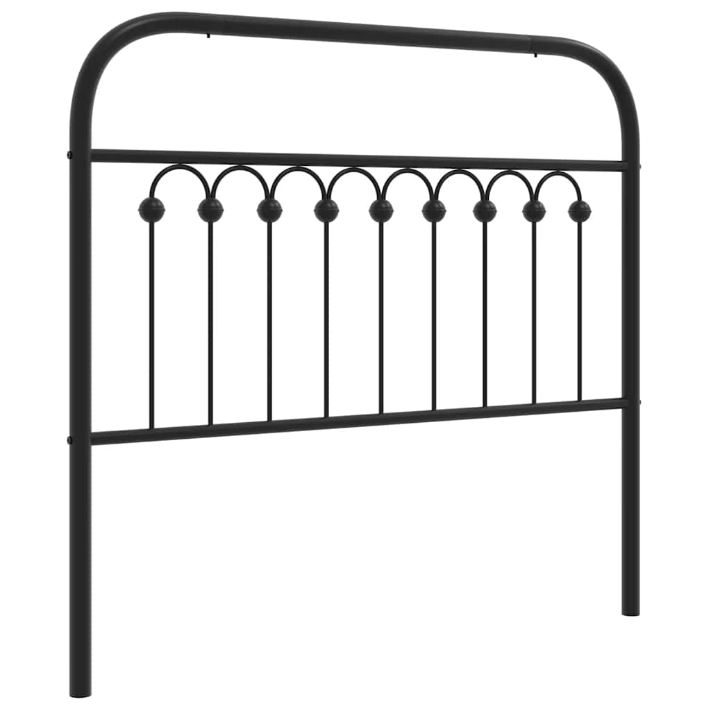 Ersatz-Kopfteil Metall Schwarz 75 cm