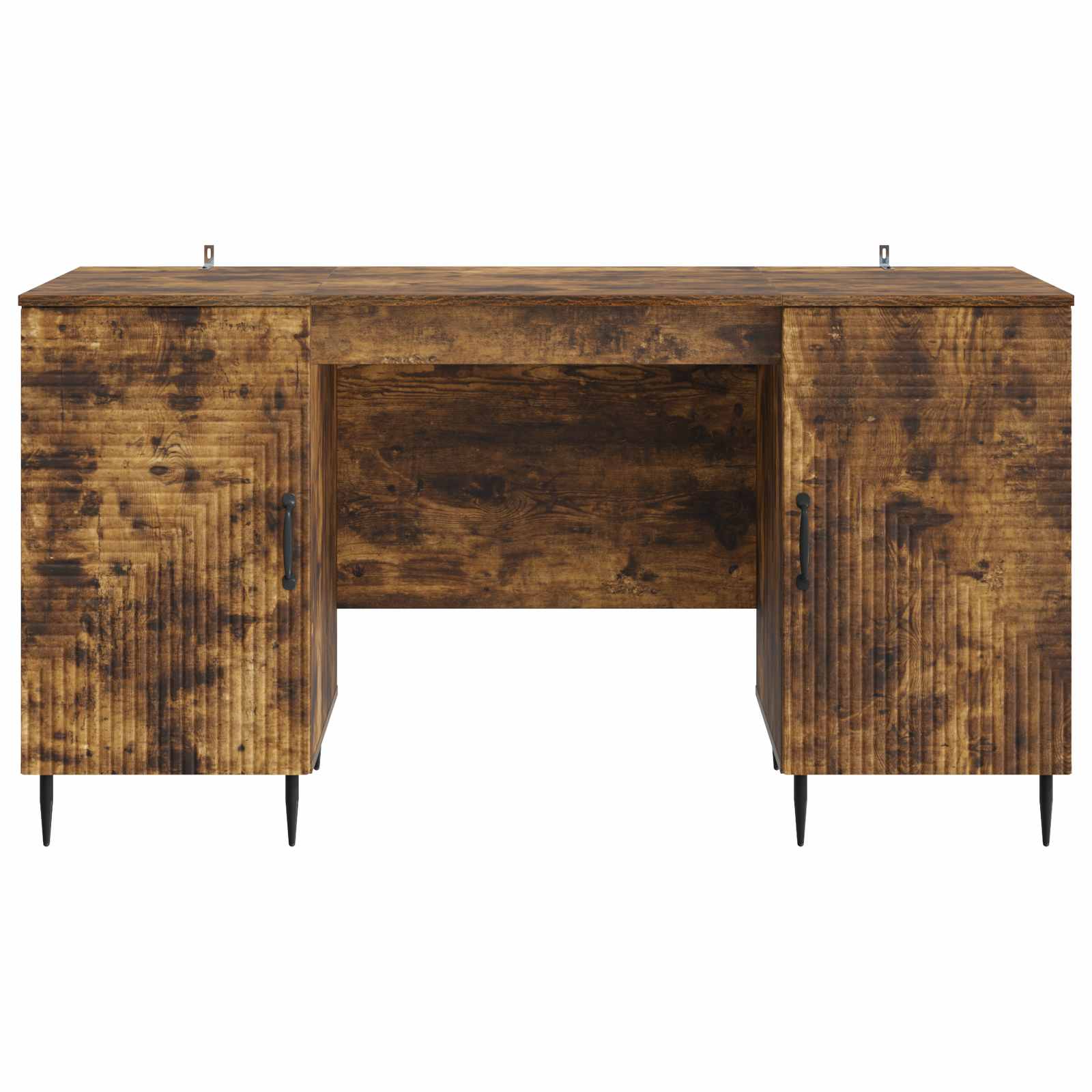 Schreibtisch mit Regal Schwarz 142,5 x 50 x 75 cm Holzwerkstoff