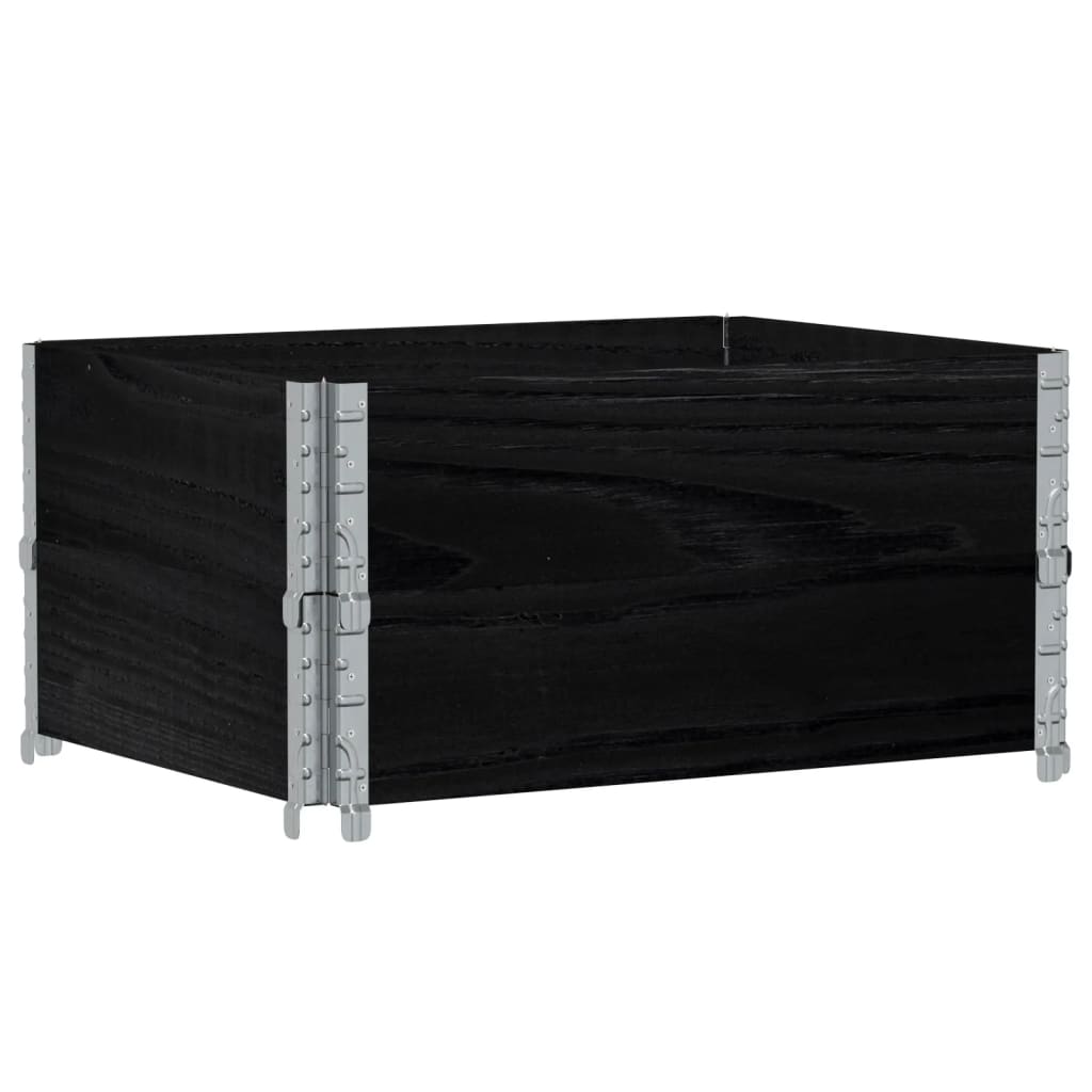 Pflanzkasten Grau 150x100 cm Massivholz Kiefer