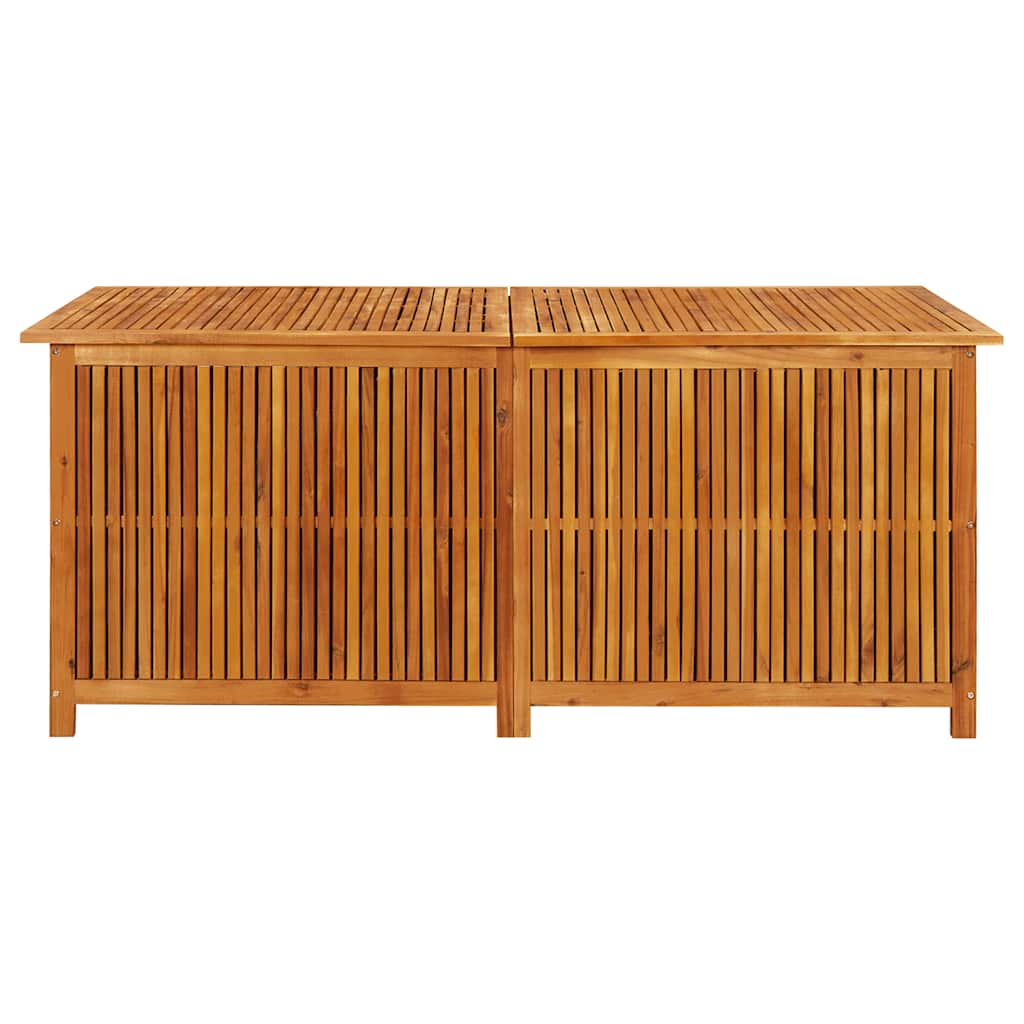 Garten-Aufbewahrungsbox 150x80x75 cm Massivholz Akazie