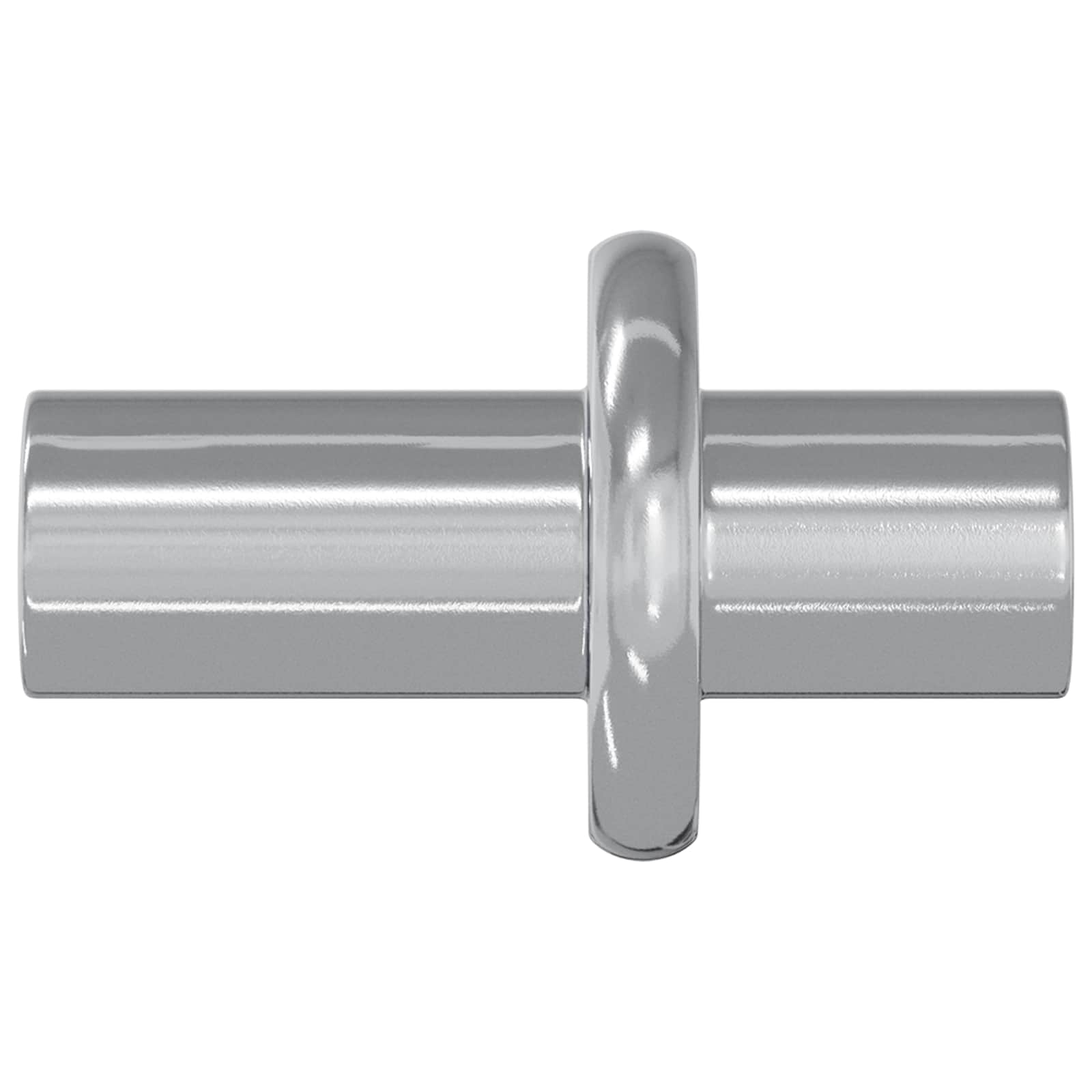 Regalstecker 2 pcs Silber 8,6 x 8,6 x 14,6 mm Stahl