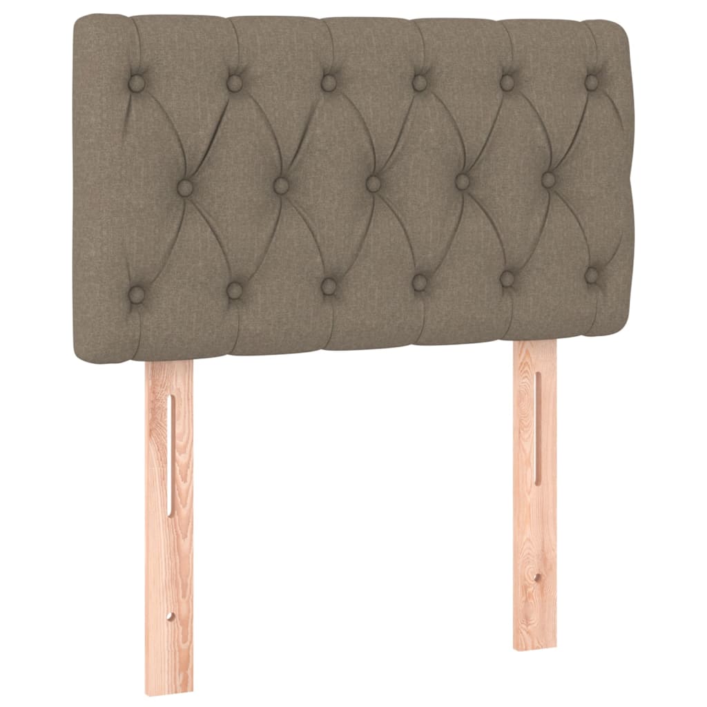 Kopfteil Hellgrau 80x7x118/128 cm Stoff