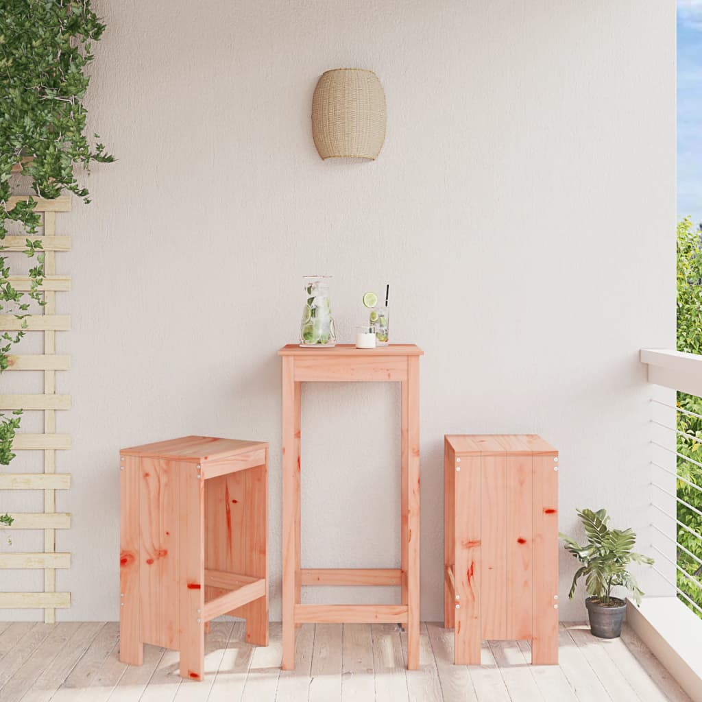 Gartenhocker 2 Stk. Weiß 40x36x45 cm Massivholz Kiefer