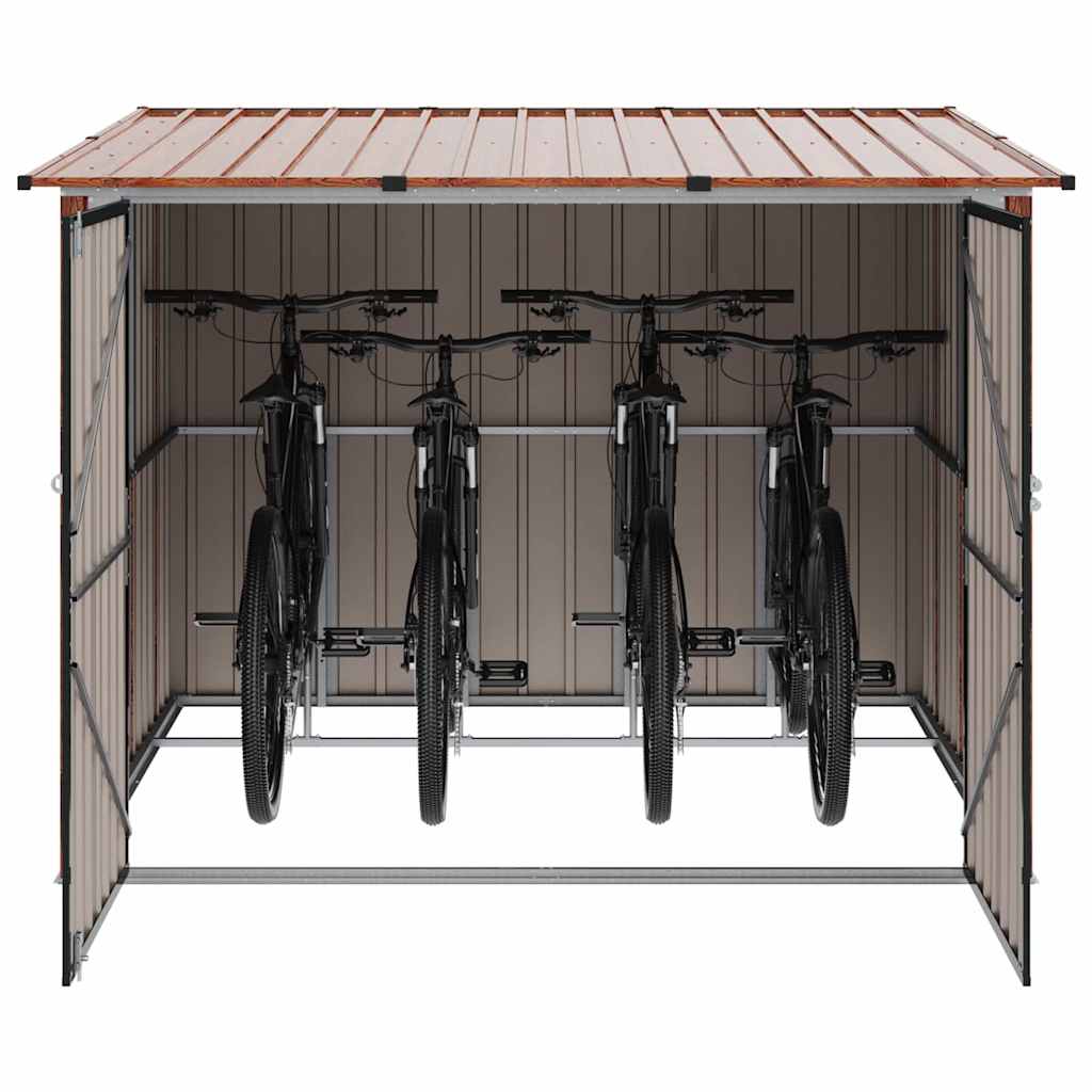 Fahrradspeicher 3 pcs Anthrazit 216 x 207 x 158 cm Metall