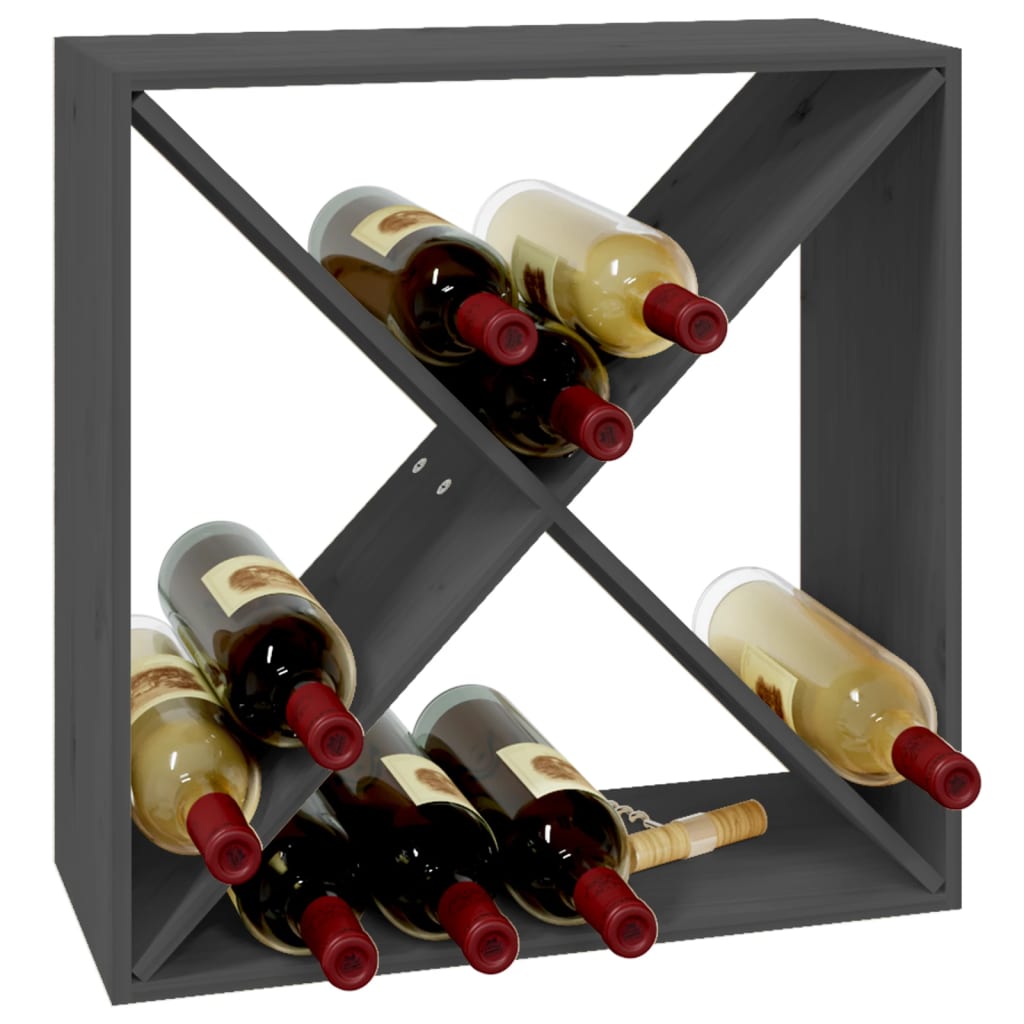 Weinschrank 56 x 25 x 56 cm Massivholz Kiefer