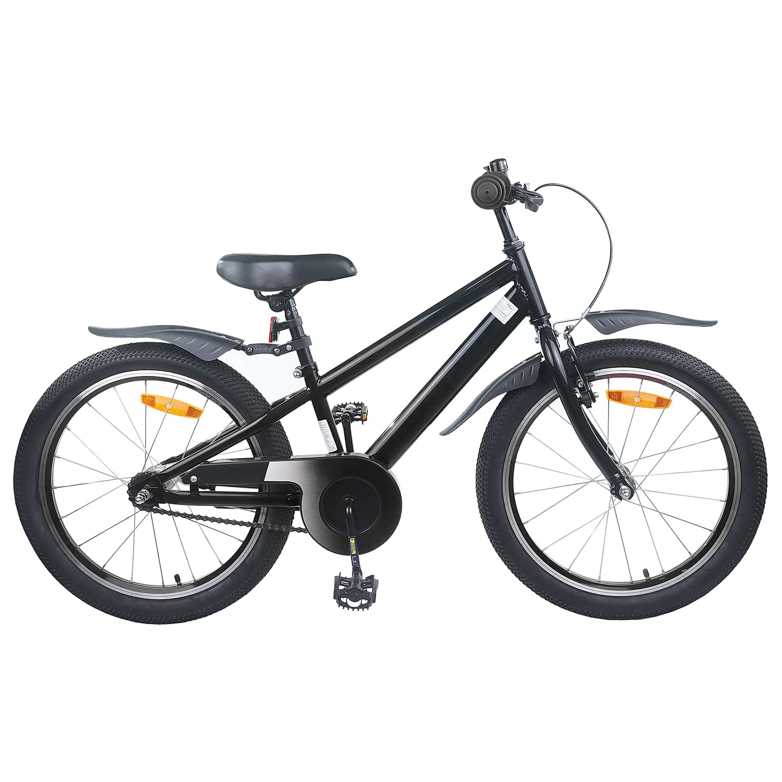 Kinderfahrrad 16 Zoll für 4-6 Jahre alt Grün Schwarz