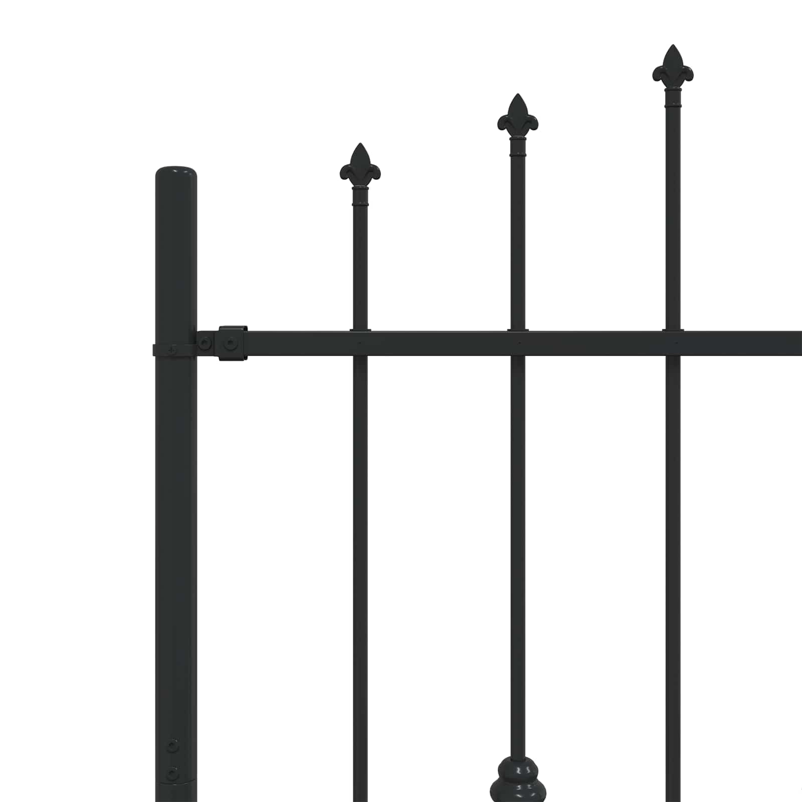 Spießzaun Asten Schwarz