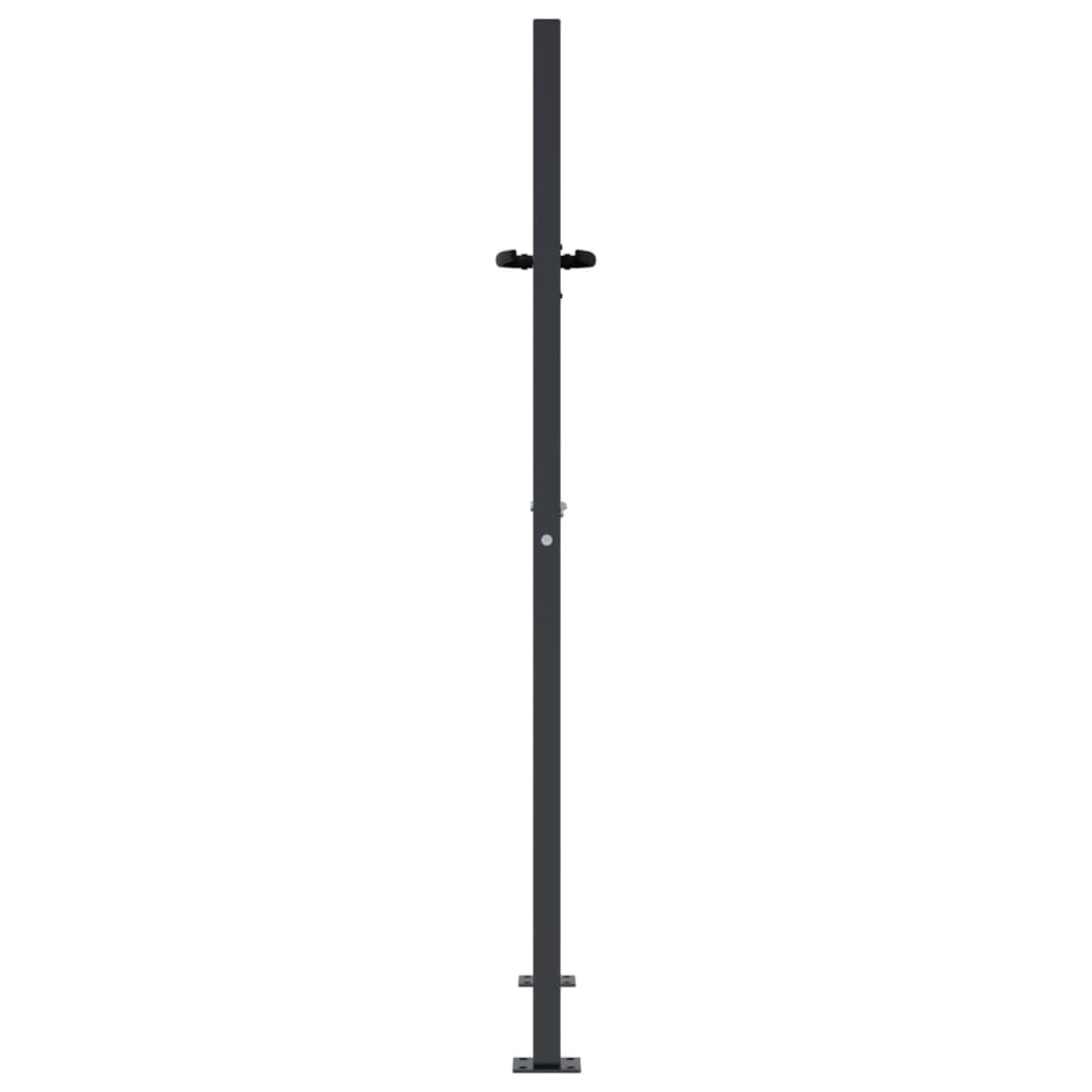 Gartentor Anthrazit 100x75 cm Stahl Baum-Design