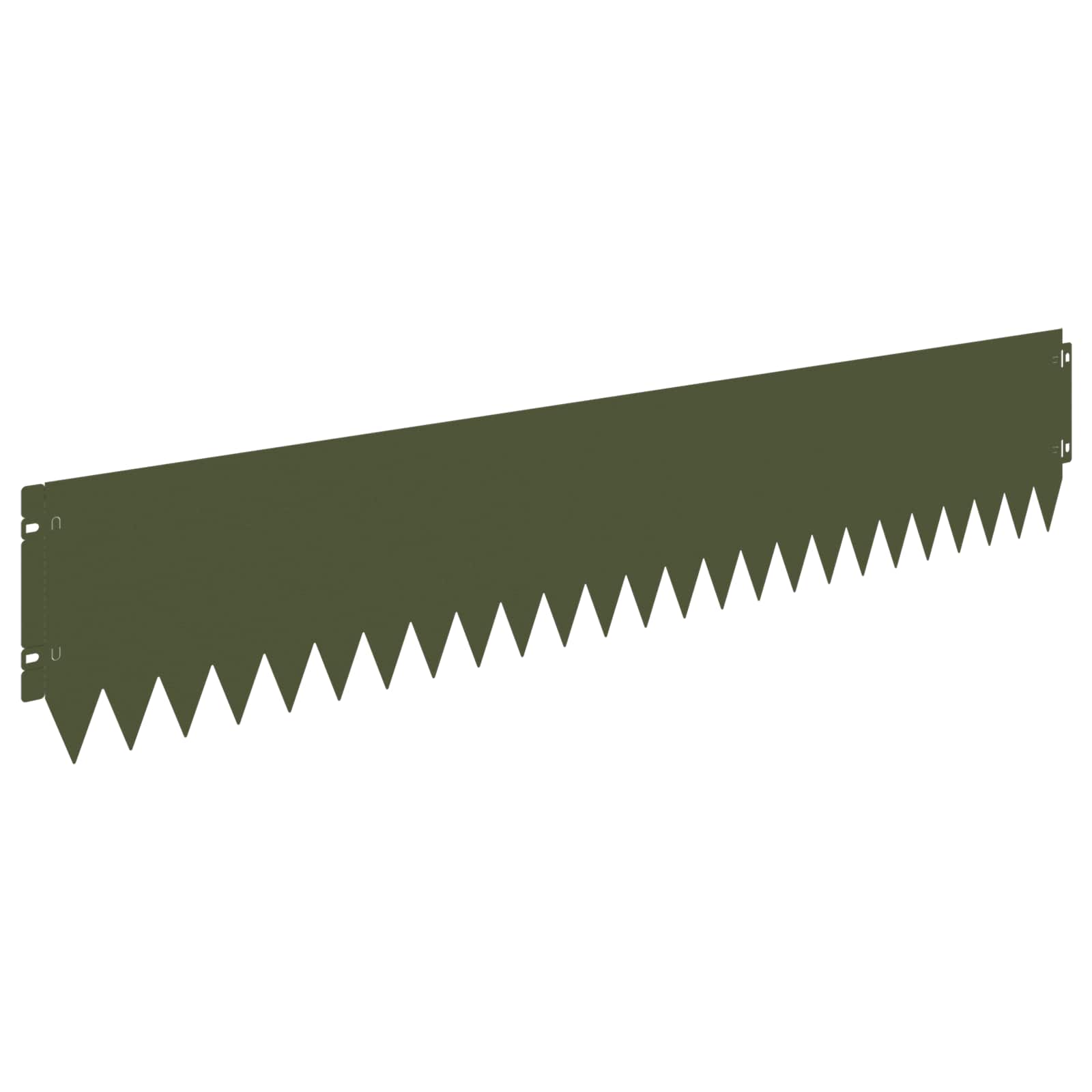 Raseneinfassung 10 pcs 103 x 10 cm Stahl Schwarz