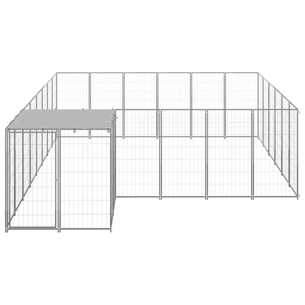 Hundezwinger Schwarz 4,84 m² Stahl