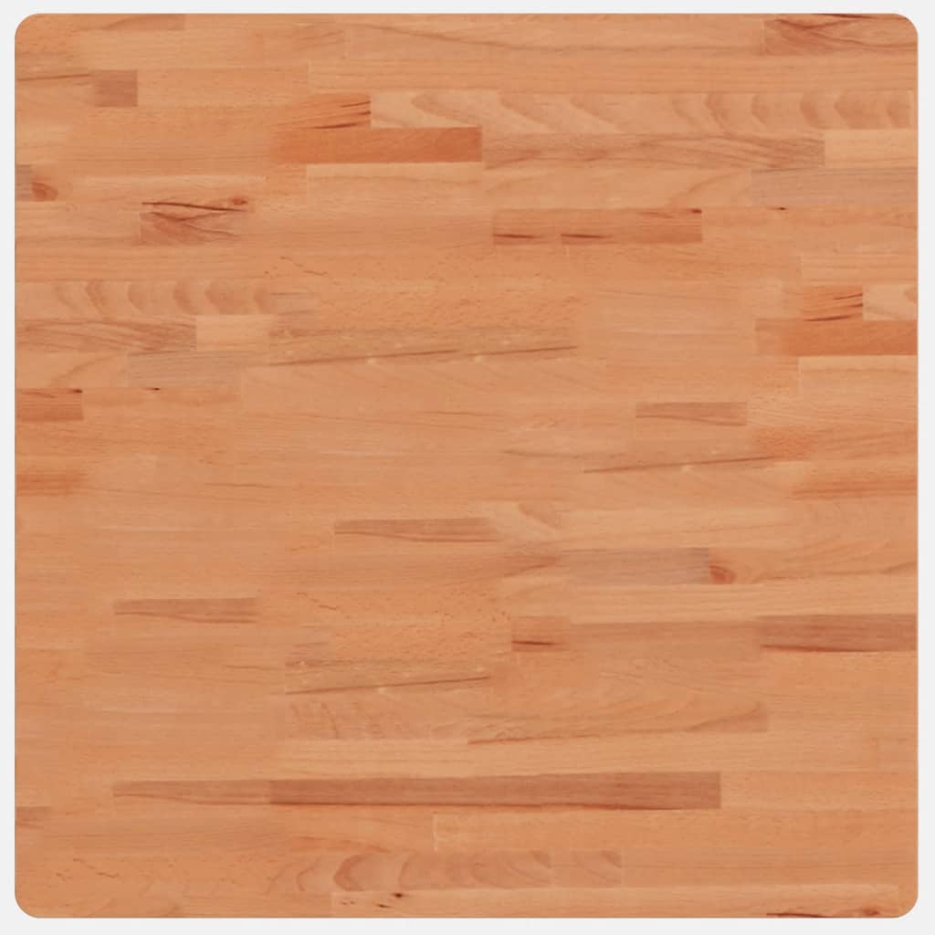 Tischplatte Ø30x1,5 cm Rund Massivholz Buche