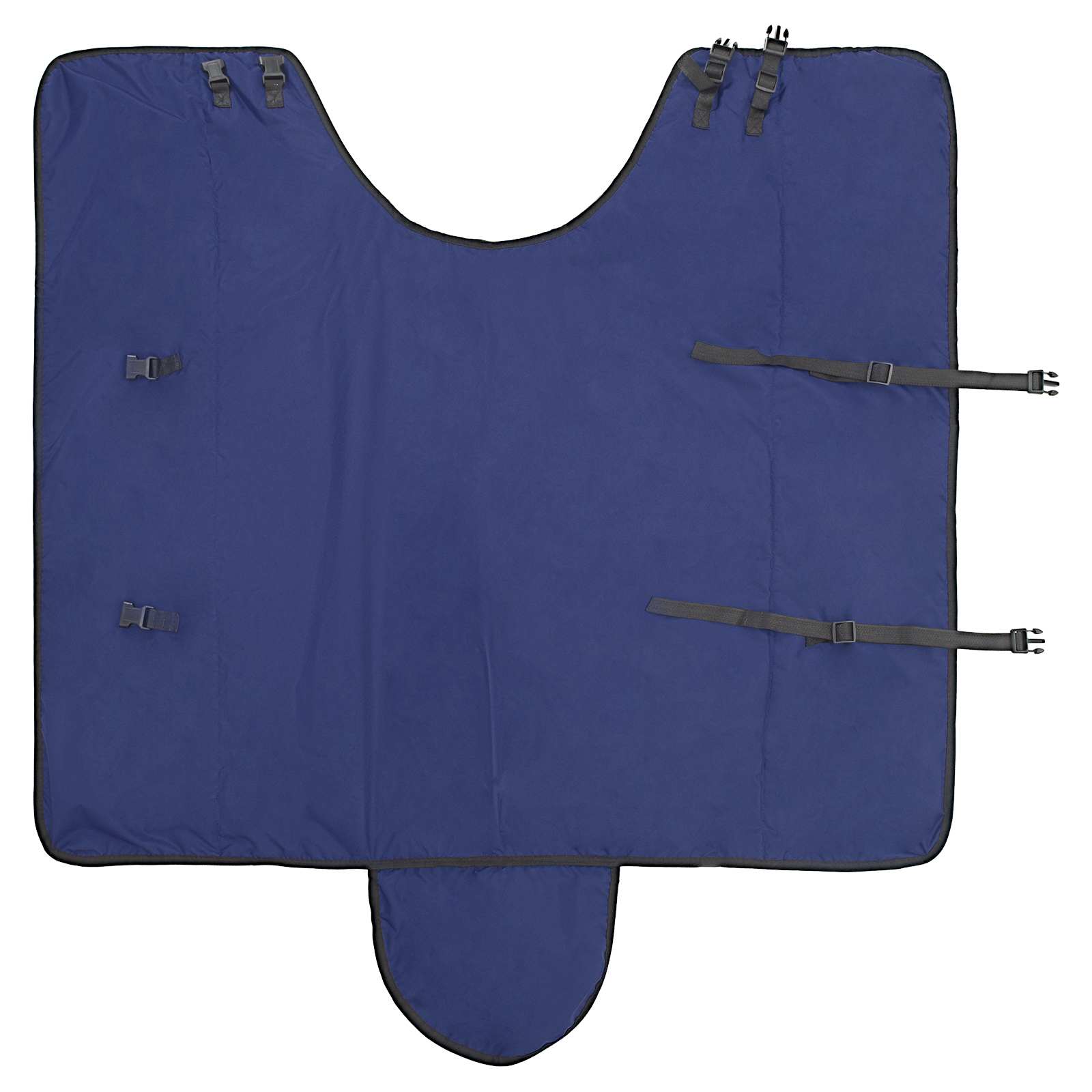 Pferdedecke Dunkelgrün und Schwarz 75 cm Polyester