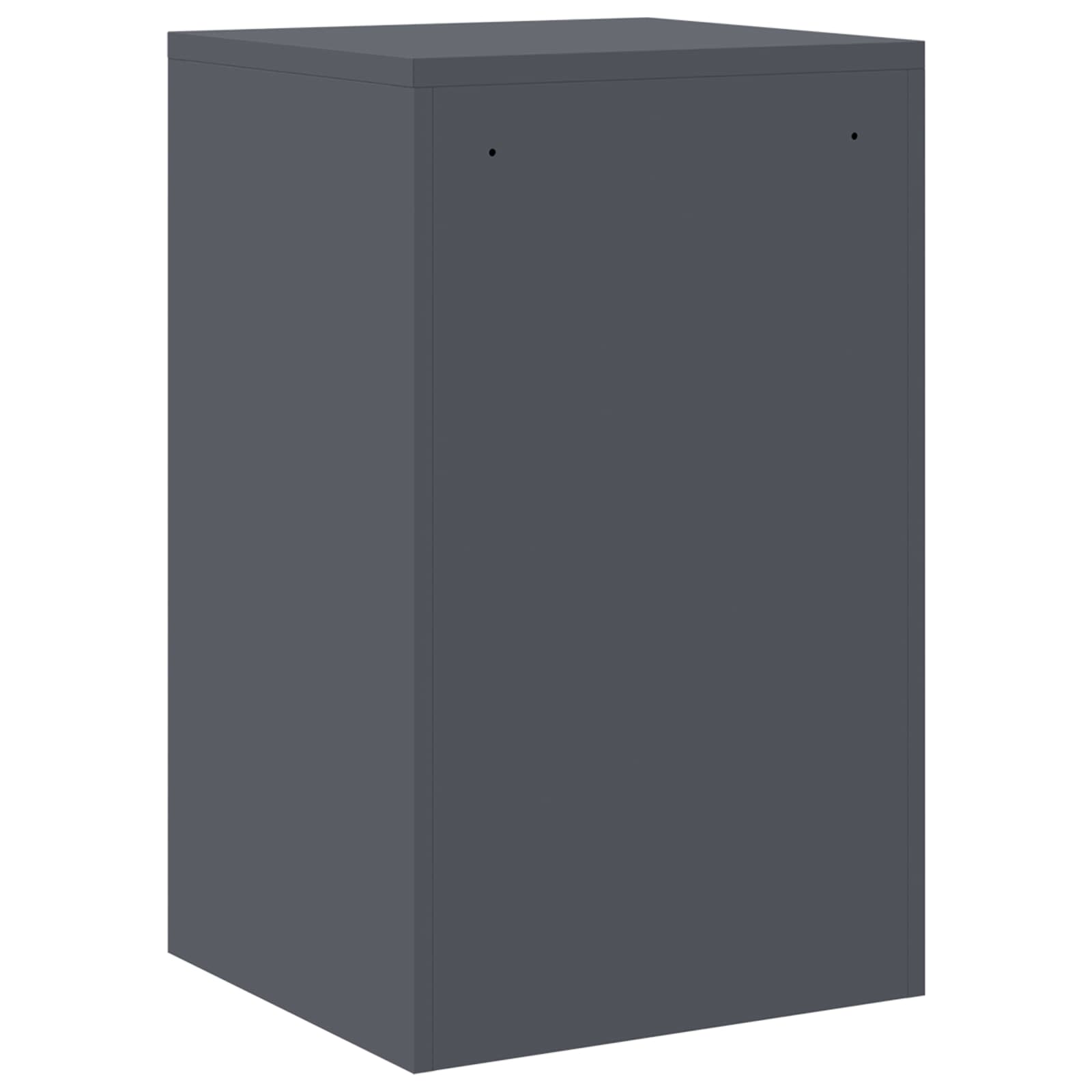 Aktenschrank 2 pcs Schwarz 44 x 50 x 139 cm Kaltgewalzter Stahl