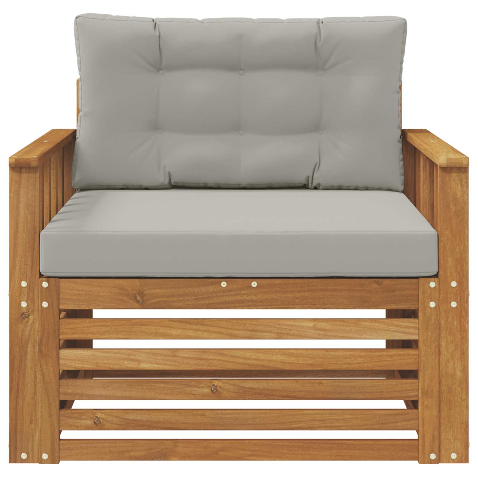 2 Stück Outdoor-Sofa Natur