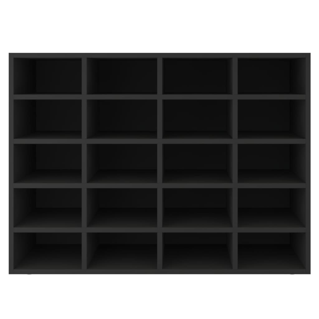 Schuhregal Holzwerkstoff 92x30x67,5 cm Eichen-Optik
