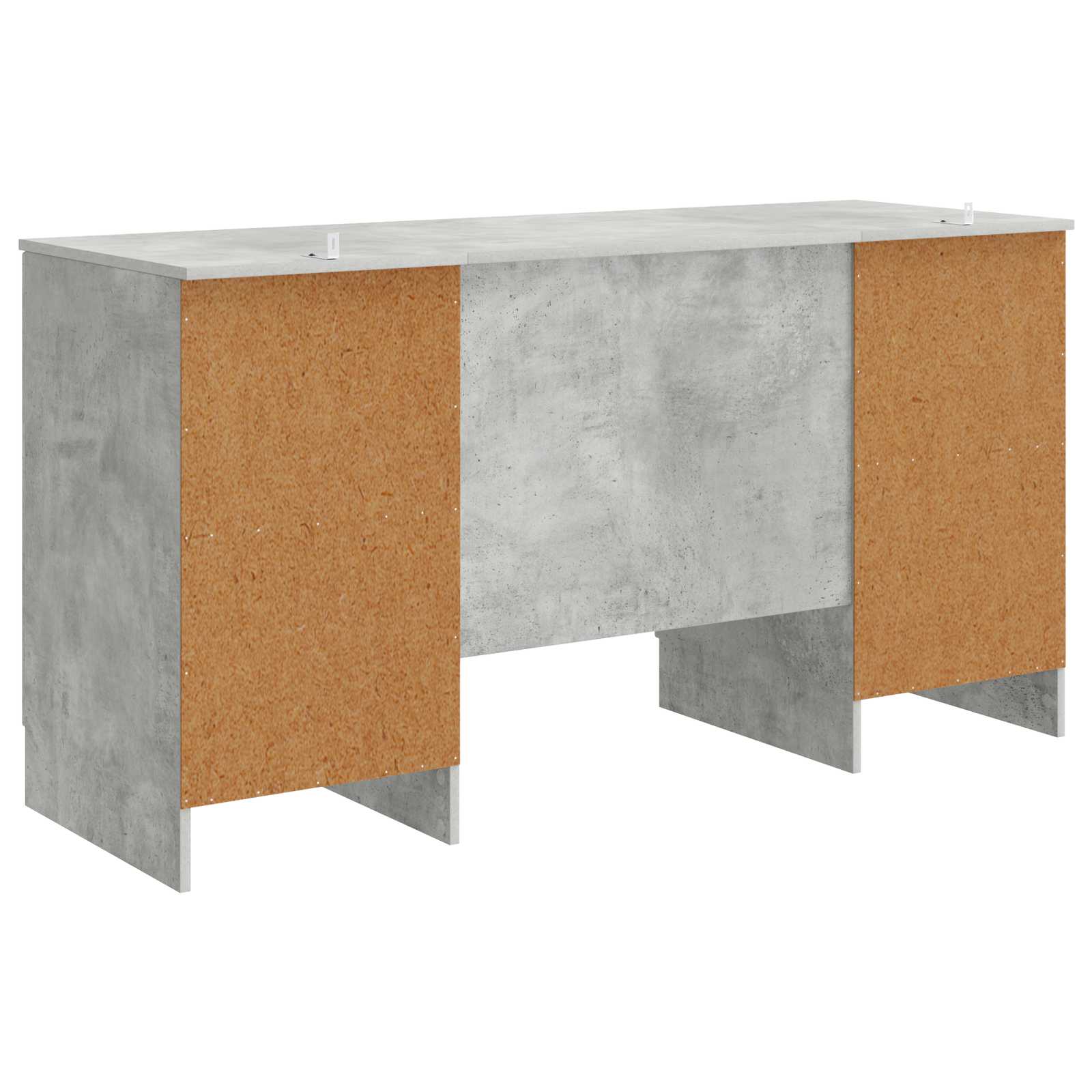 Schreibtisch mit Regal Schwarz 142,5 x 50 x 75 cm Holzwerkstoff