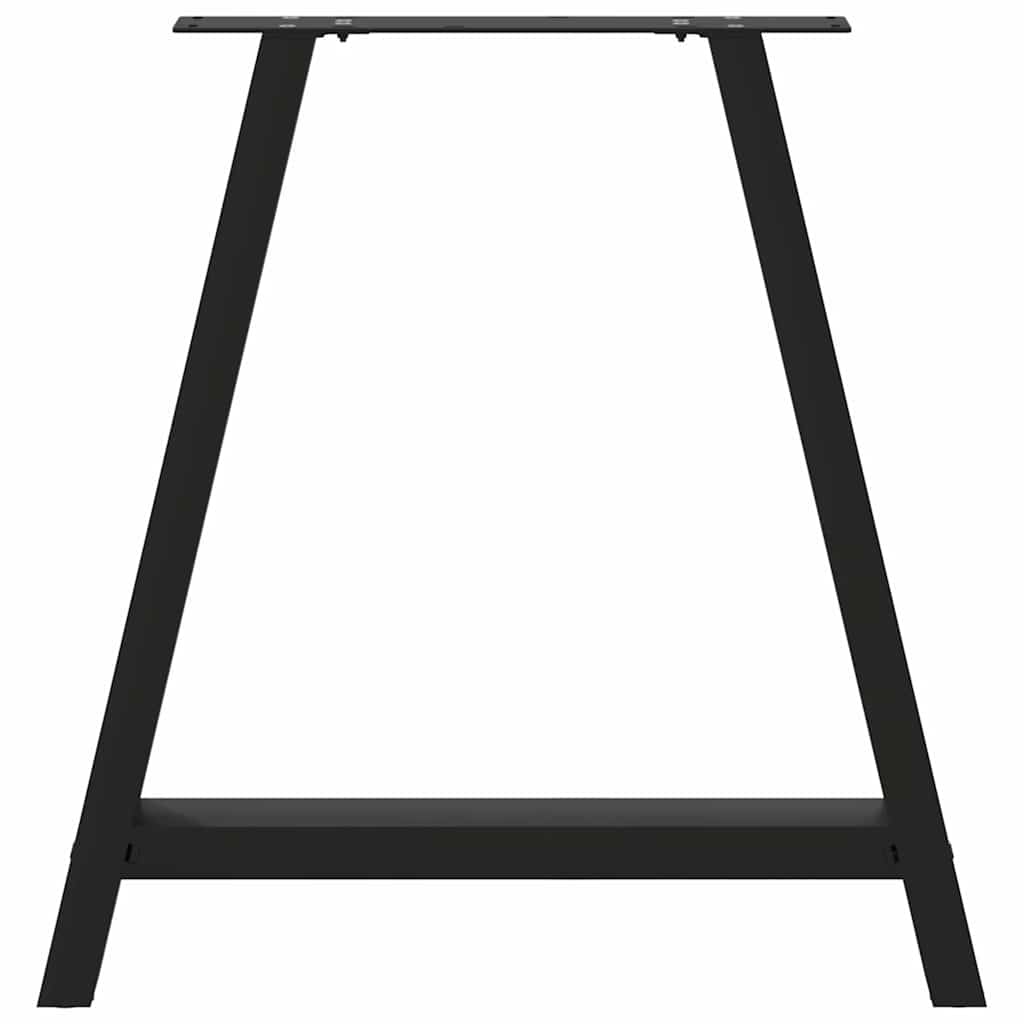 Couchtischbeine A-Form 2 Stk. 30x(30-31) cm Stahl