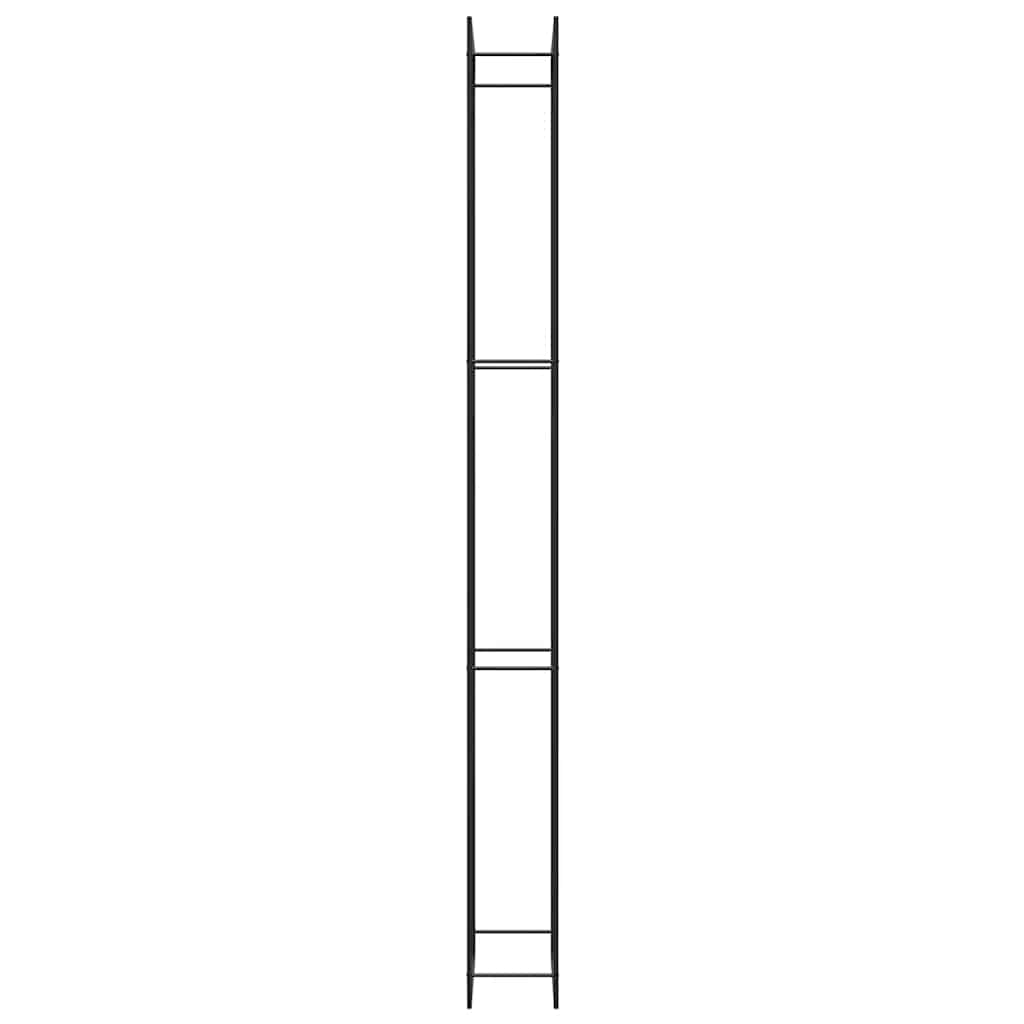 Brennholzregal 50x28x94 cm Edelstahl