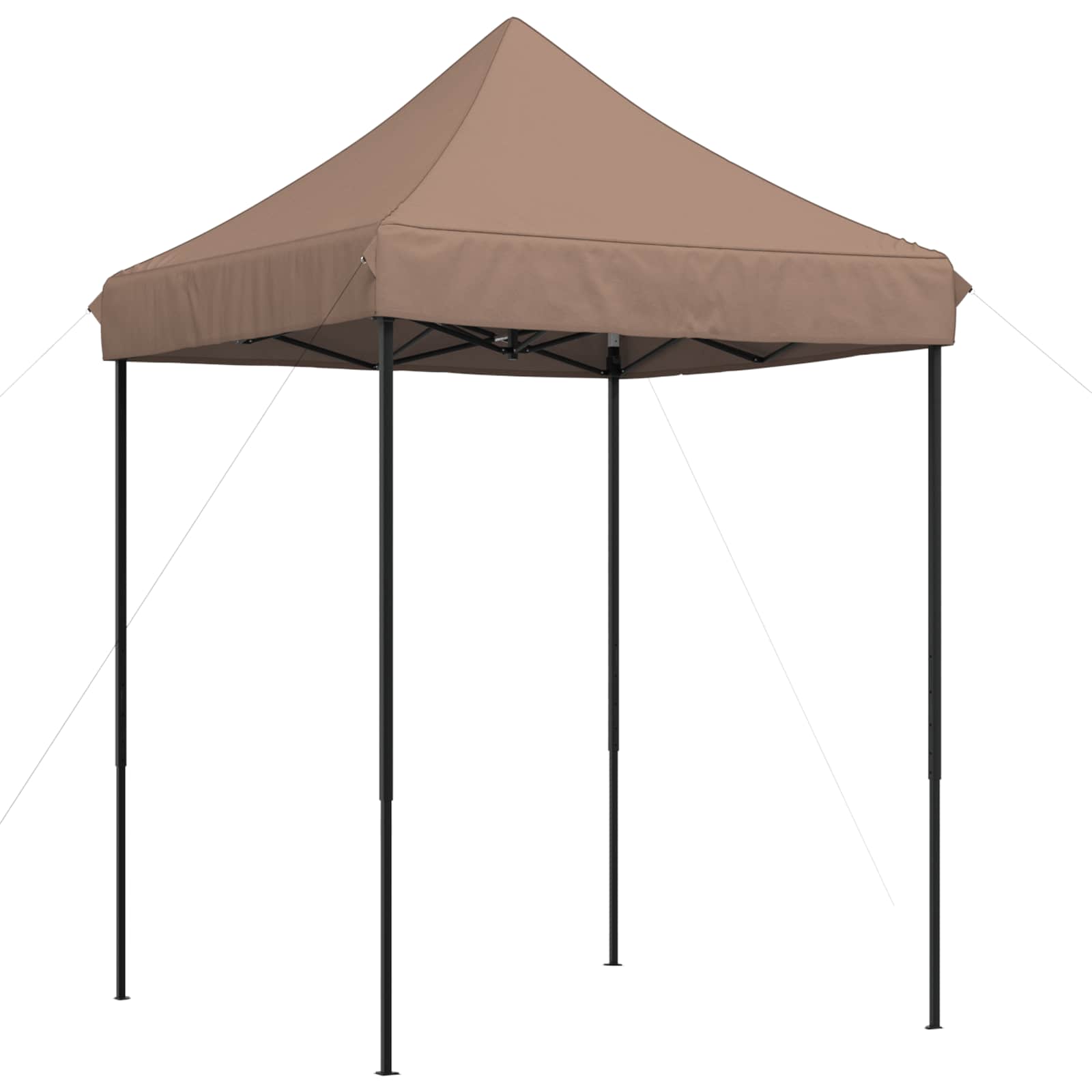 Partyzelt Faltbar Pop-Up Schwarz 200x200x306 cm