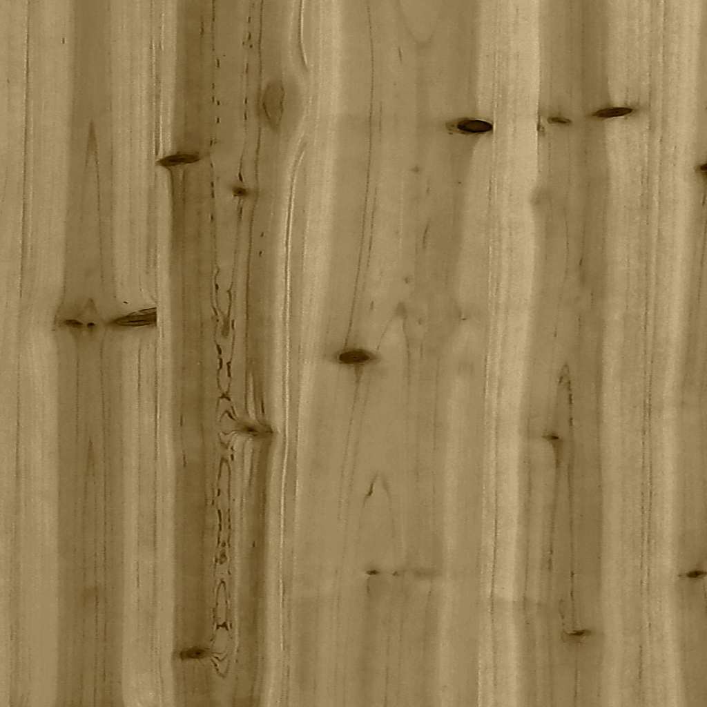Spielturm mit Kletterwand Massivholz Kiefer
