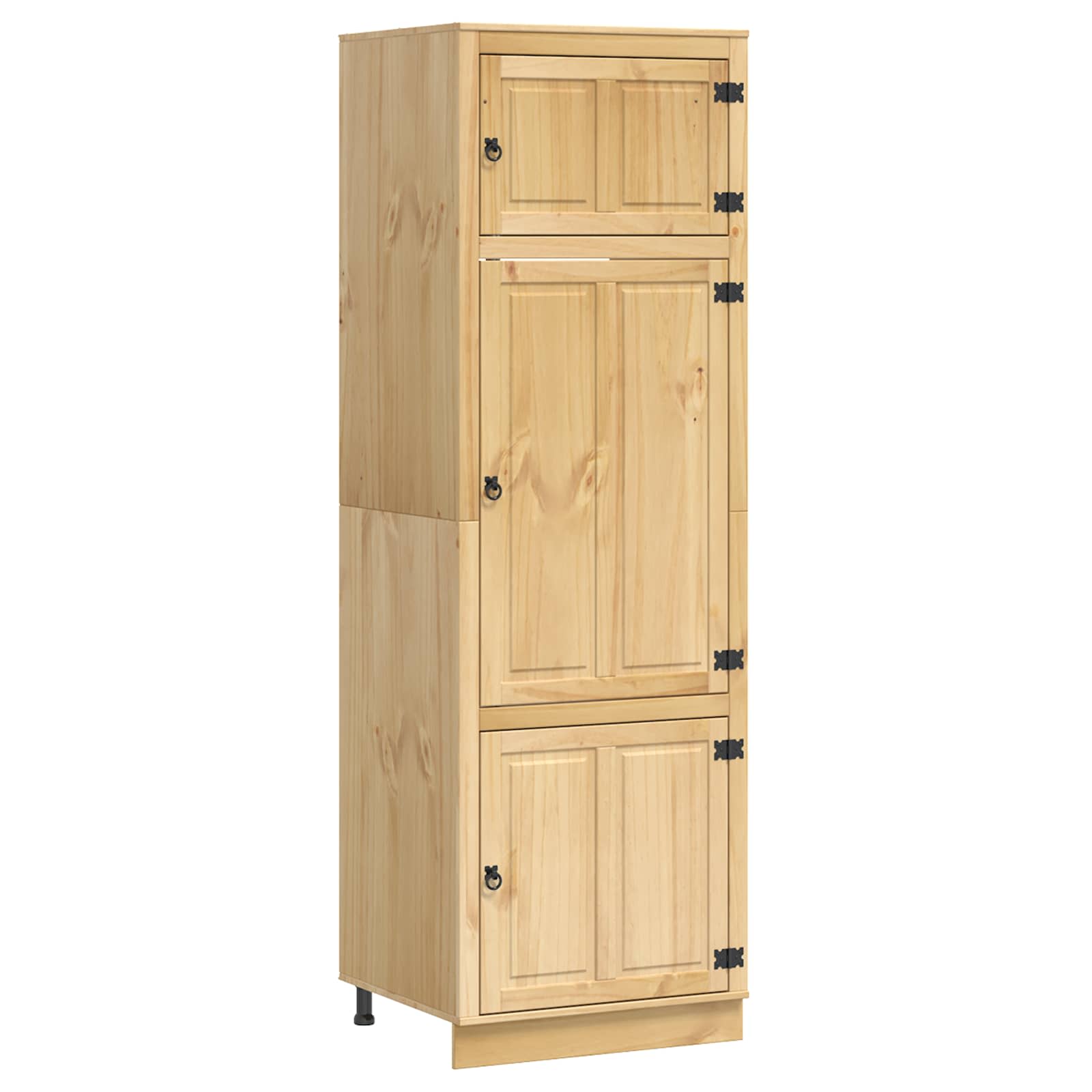 Schrank SKI Honigbraun 60 x 46 x 81,5 cm Massives Kiefernholz