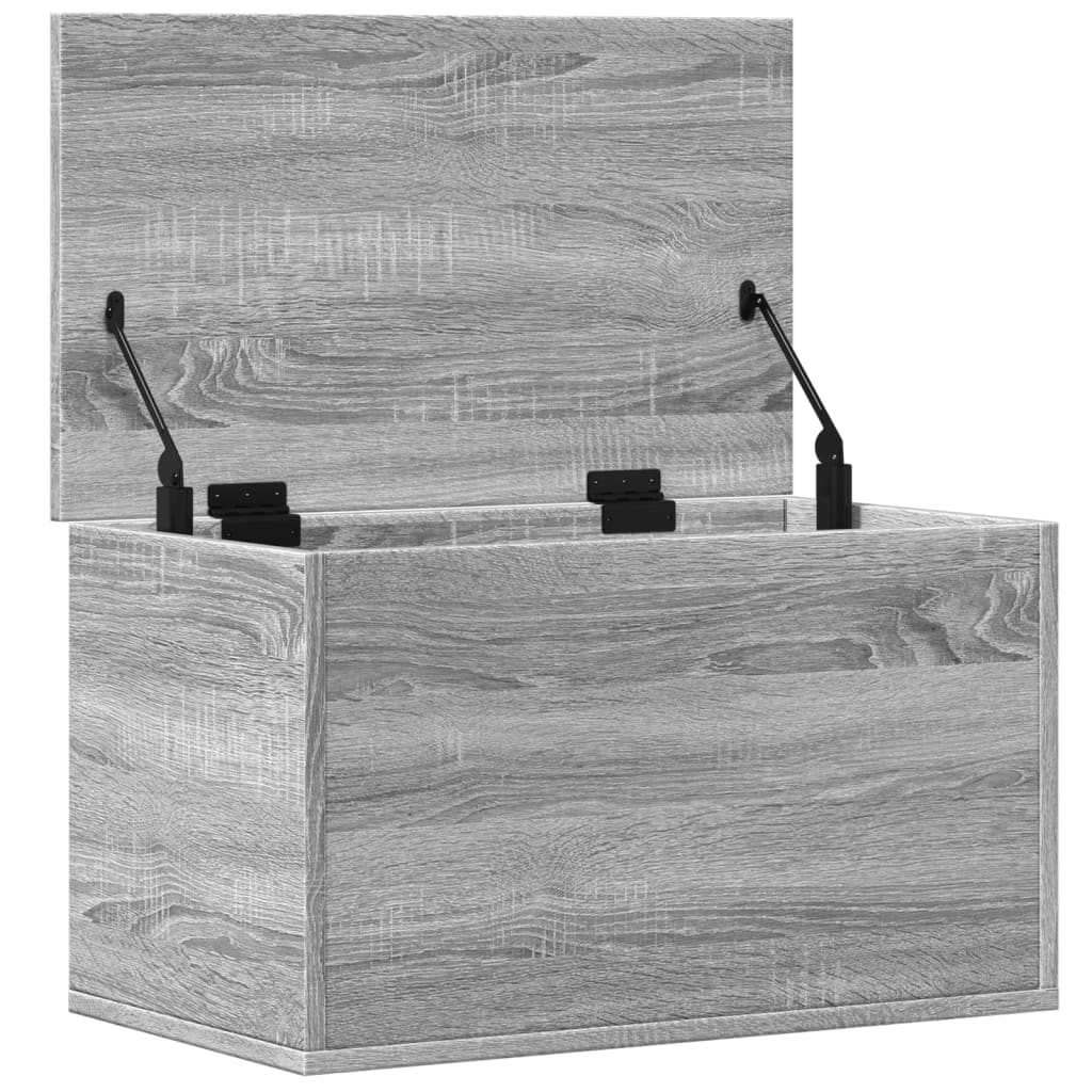 Aufbewahrungstruhe Weiß 84x42x46 cm Holzwerkstoff