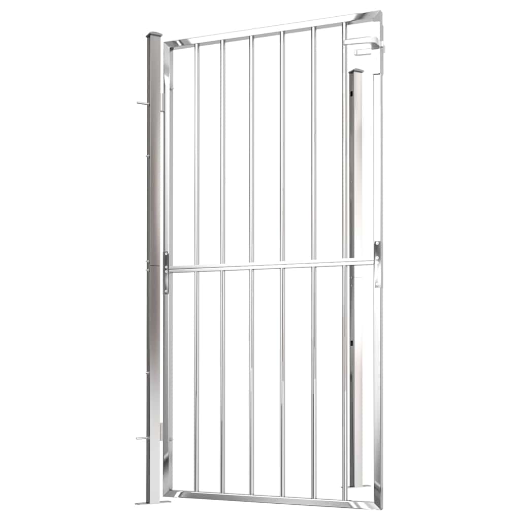 Gartentor 100 x 95 cm Edelstahl