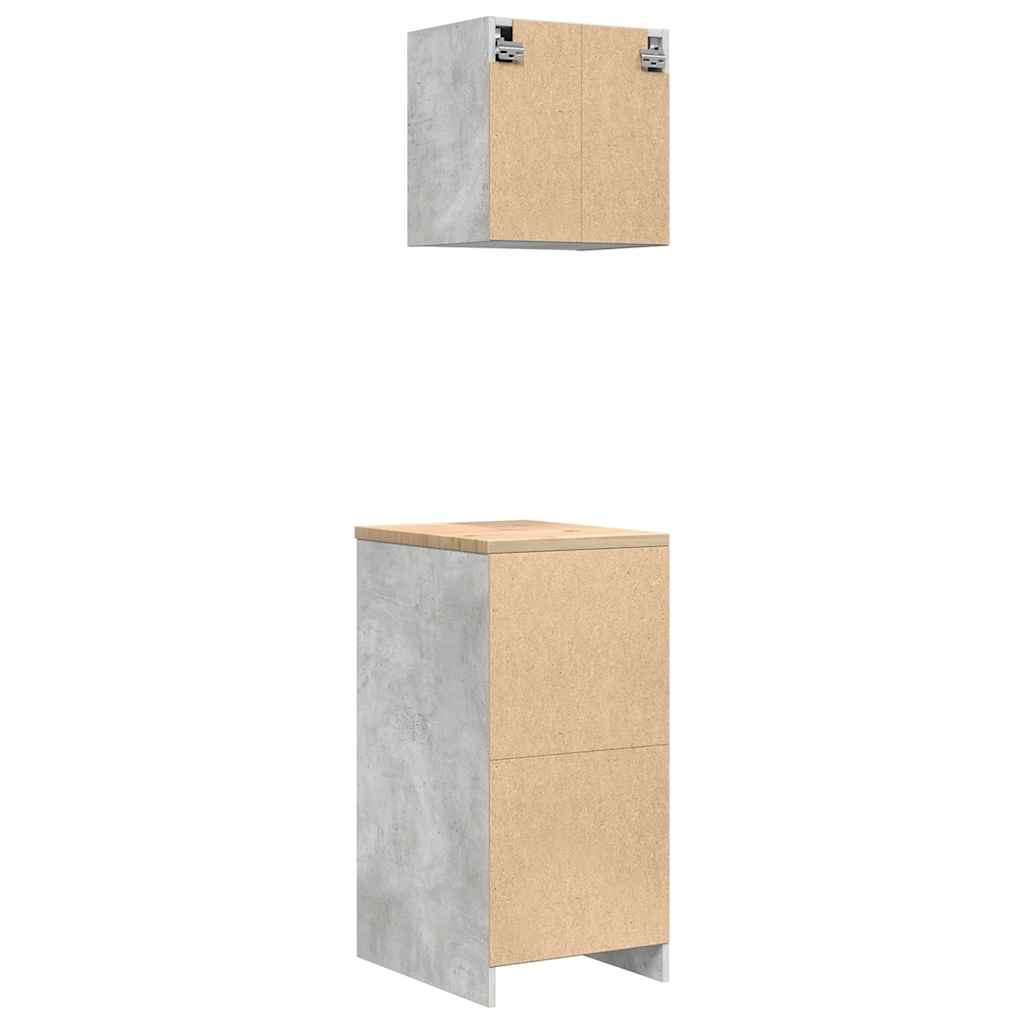 Garagenschränke 2 Stk. Schwarz Holzwerkstoff